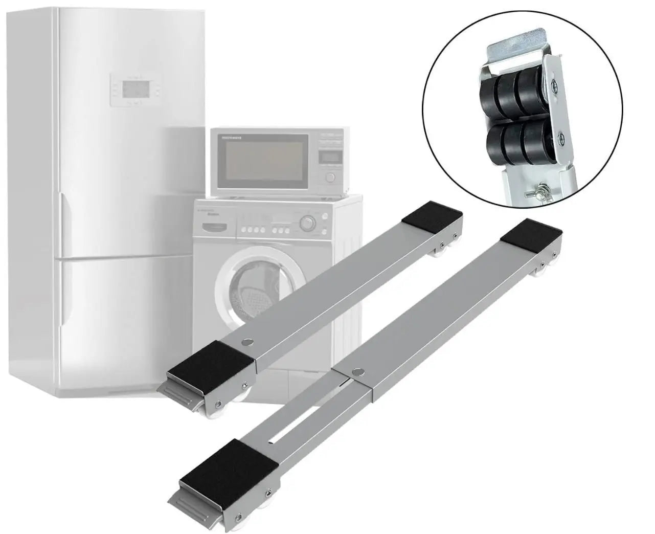 Multi-Functional Adjustable Trolley Fixed Mount Racks Holder